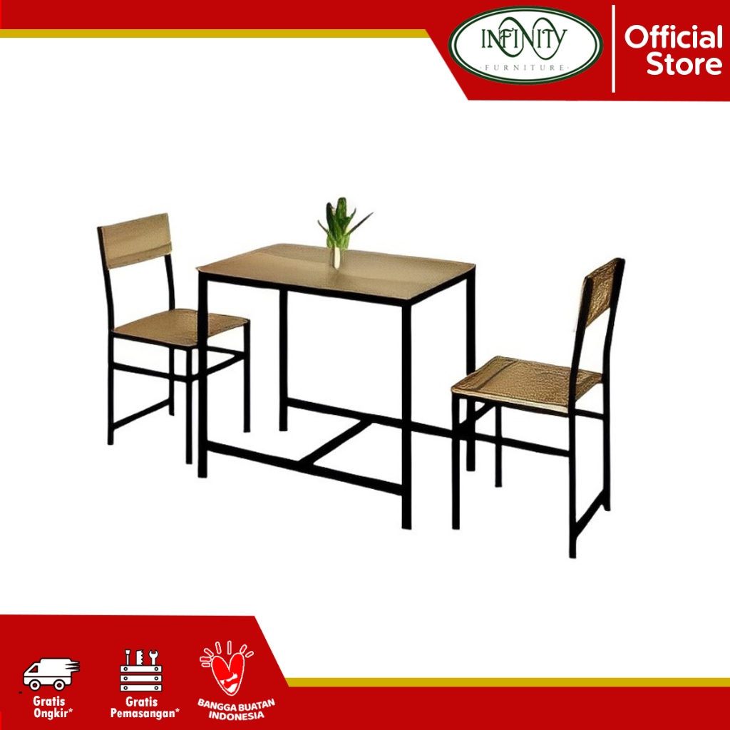 Meja Makan Set 2 Kursi ARISTA