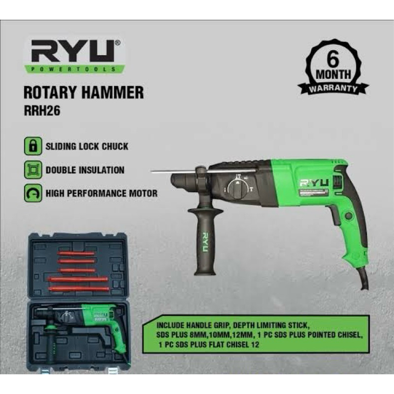 RYU Rotary Hammer RRH26