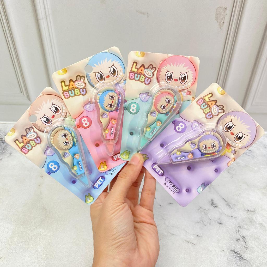 

CT-1747 Correction Tape Satuan Motif Labubu Perlengkapan Sekolah Termurah / Ti pe x Terbaru Versi Labubu Bisa Cod