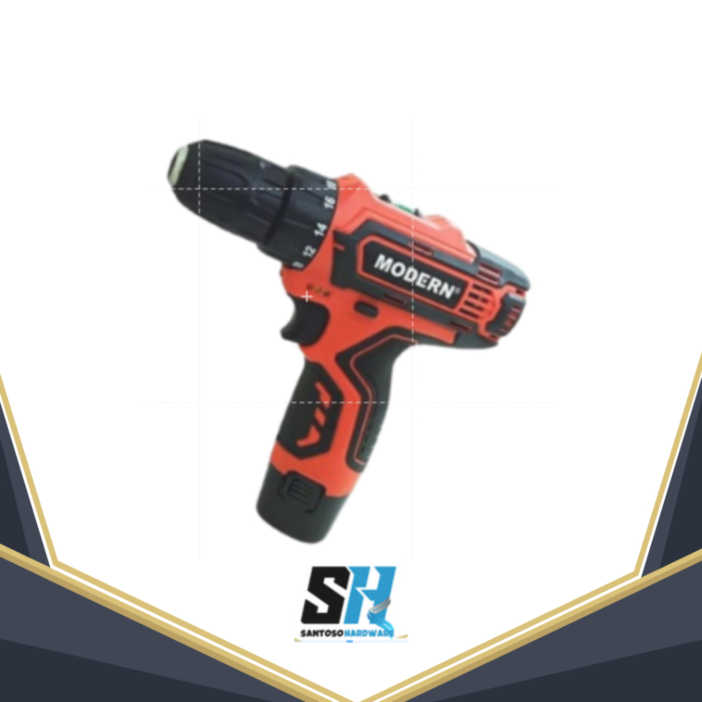 MODERN BOR BATERE / CORDLESS DRILL BATRE TANPA KABEL M - 13