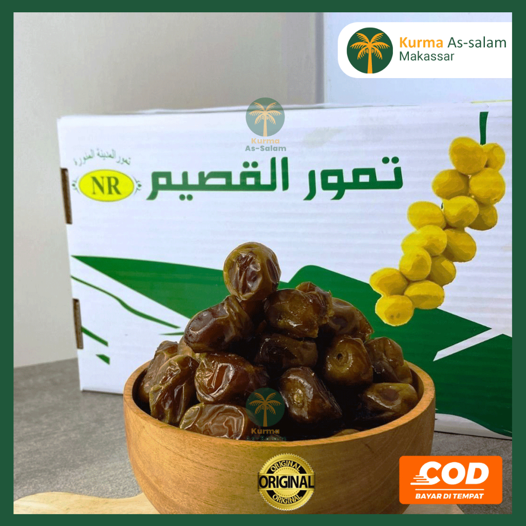 

Kurma Sukkari 1 kg Premium Original I Sukari 3 kg Dus Eksklusif I Kurma Raja I Kurma Manis Lembut