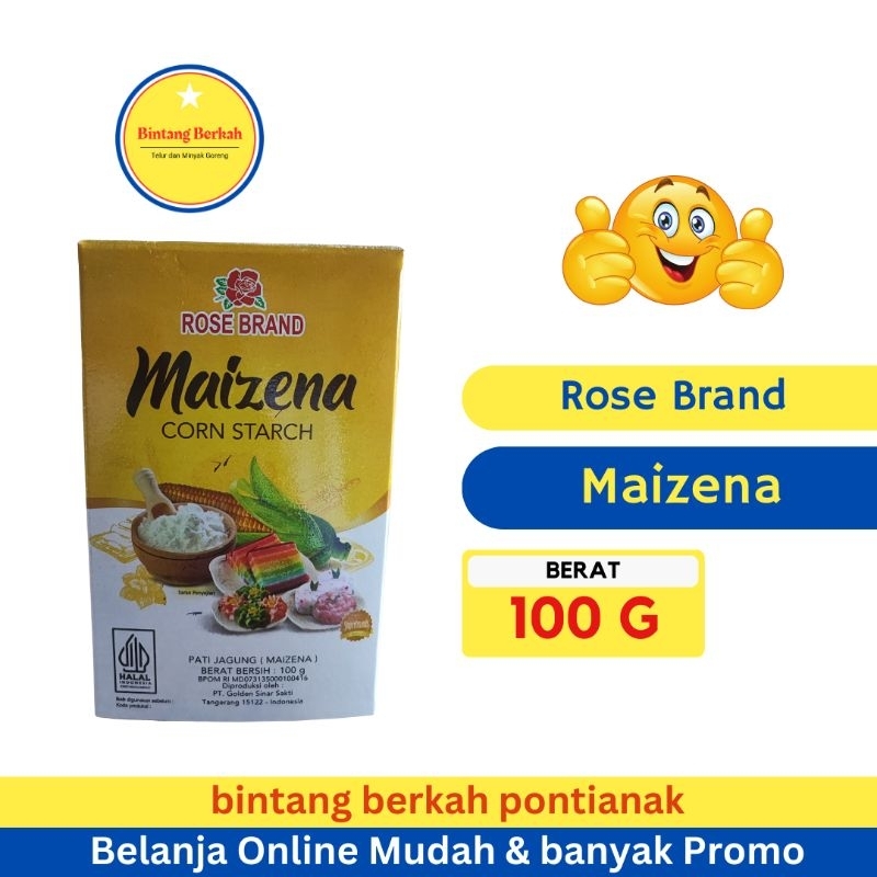 

Tepung Maizena Rose Brand Kemasan Box Berat 100 g