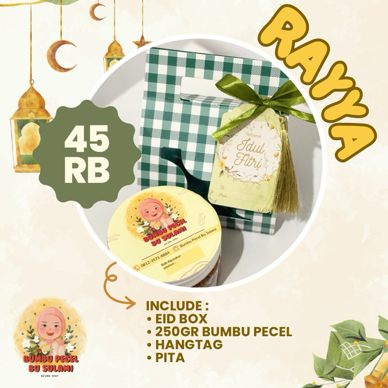 

HAMPERS LEBARAN - BUMBU PECEL BU SULAMI SEJAK 2007