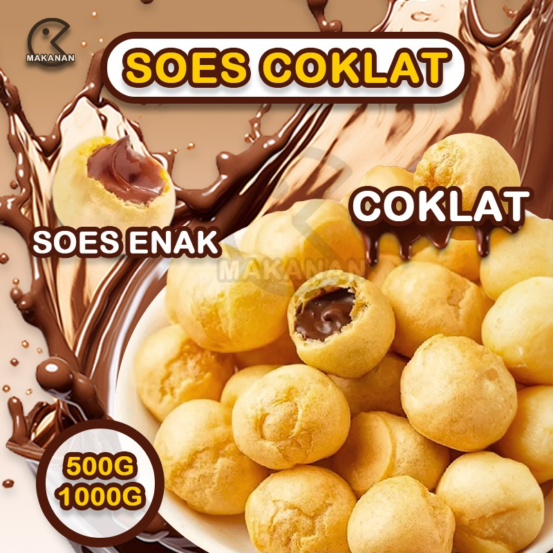 

snack Soes Coklat 500g/1kg parcel lebaran idul fitri camilan Makanan Kue Sus Kering lsiCoklat Soes Aneka Varian Rasa Soes lsi CoklatStrawberry Kue Soes Kering Food ManisCamian Enak Snack cemian /Simpan pada suhuruang Cemilan Chocolate Susu COD