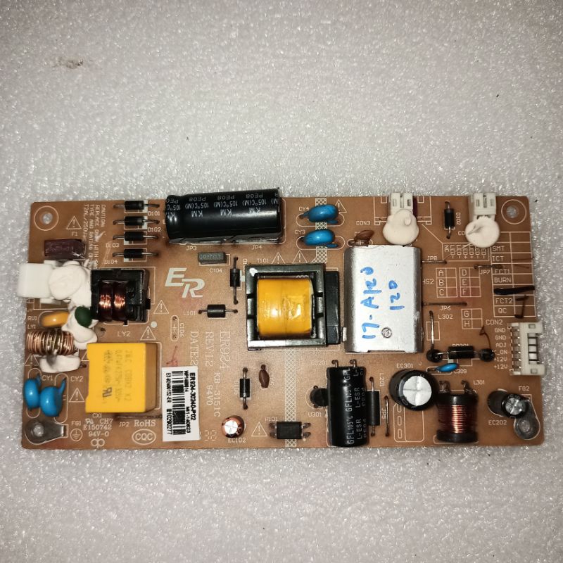 POWER SUPPLY PSU MITO TV 17 A120 ER924 REV:1.2 KB-3151C ORIGINAL MITO