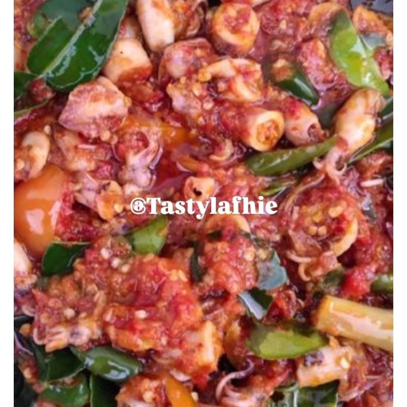 

SAMBAL CUMI DAUN JERUK JUMBO (300GR, SAMBAL HOMEMADE, SAMBAL RUMAHAN, SAMBAL VIRAL