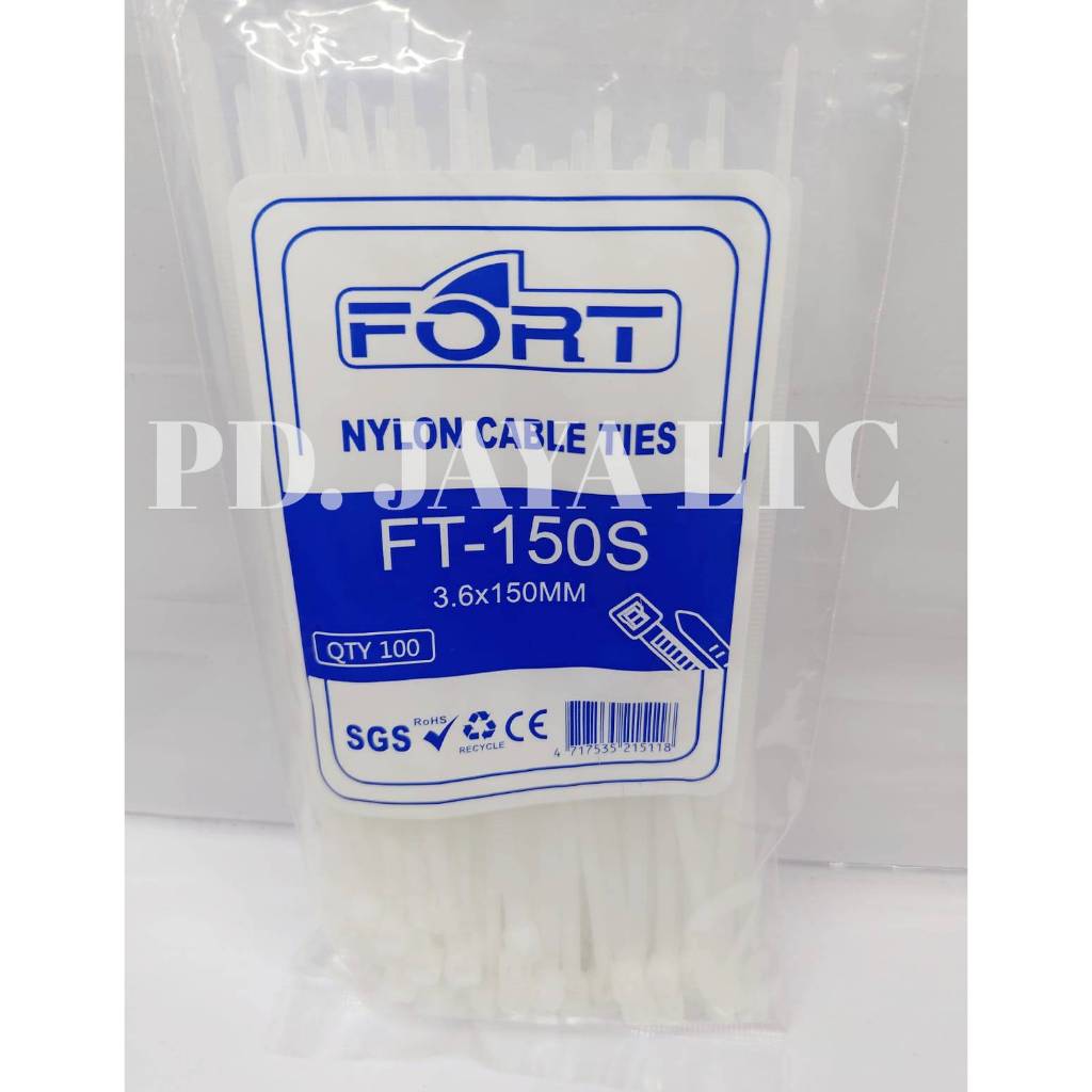

Fort Kabel Ties 150x3,6MM - Cable Ties FT-150S/CV-150S