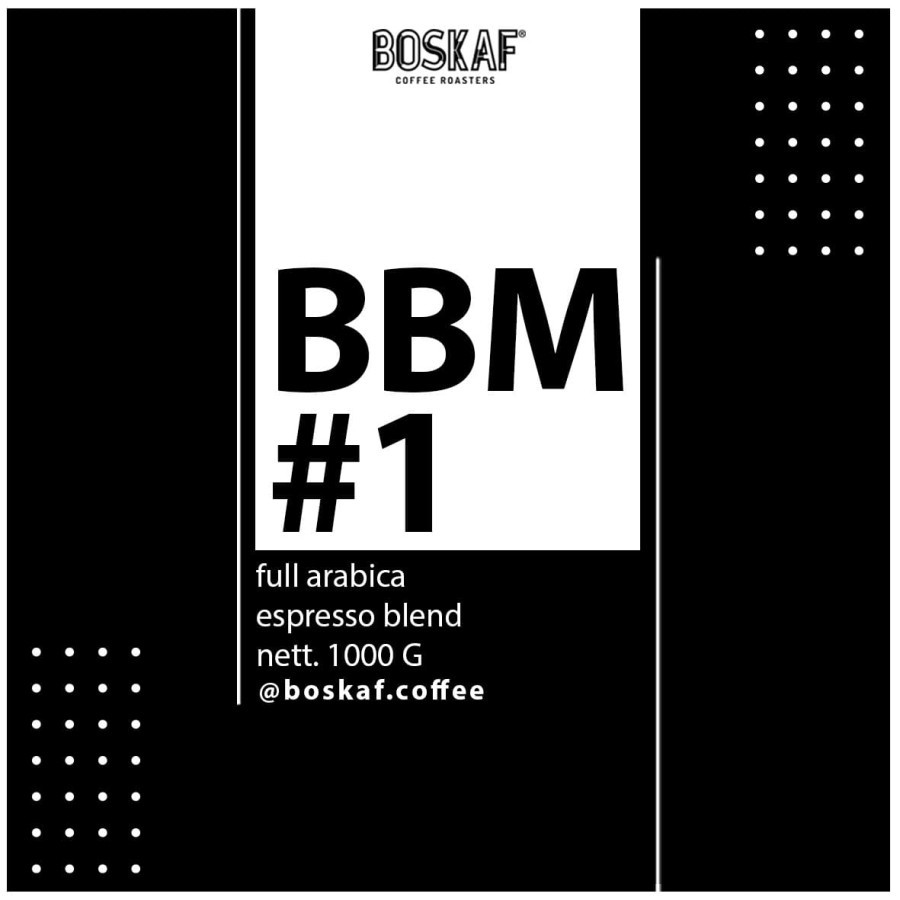 

Aarabica Coffee Boskaf BSM #1 Full Arabica Espresso Blend