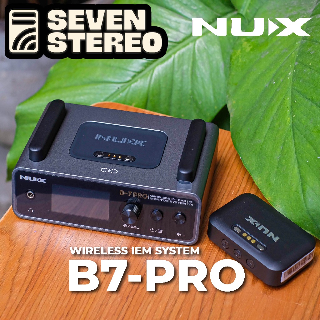 Nux B7 Pro B-7PRO B7PRO Wireless In Ear Monitor System - IEM Panggung