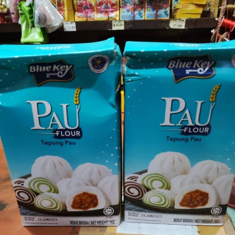 

Blue Key Tepung Pau Berat Bersih/Net Weight: 1KG exp 02/2026