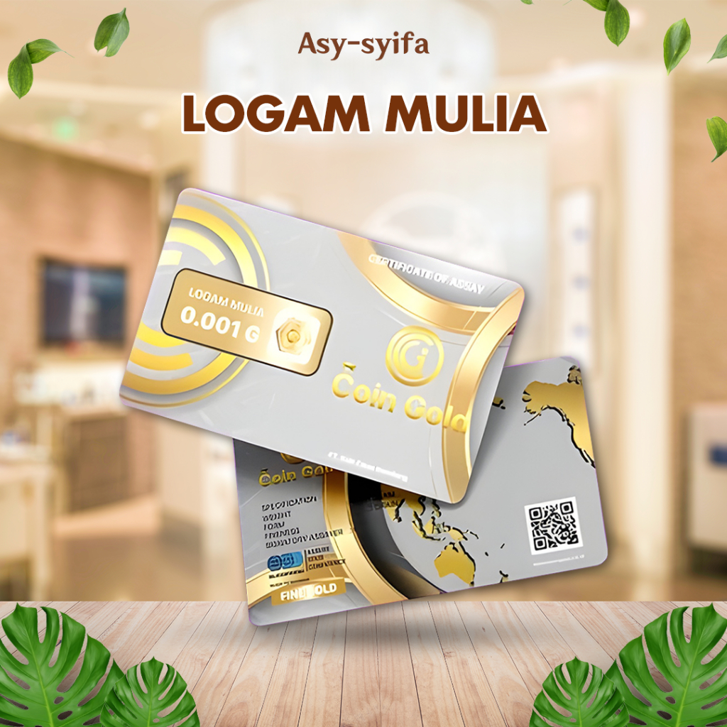 Logam Mulia 0.001 gram Coin Gold Coingold Babygold Mini gold Minigram Emas Kecil