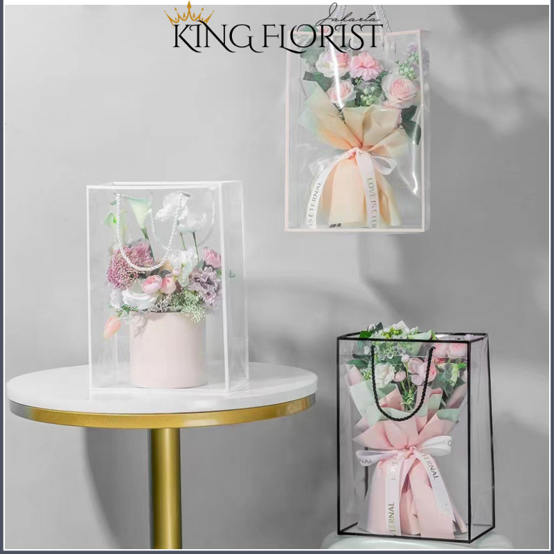 

Paper Bag Mika LINE Tas Bouquet Flower Goodie Bag Hampers 1009