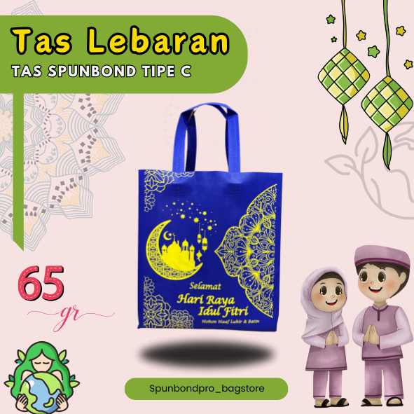 

Tas Spunbond Lebaran 2025 65 Gr Type C idul fitri Spunbond idul fitri Tas Bingkisan Lebaran Spunbondpro bag store