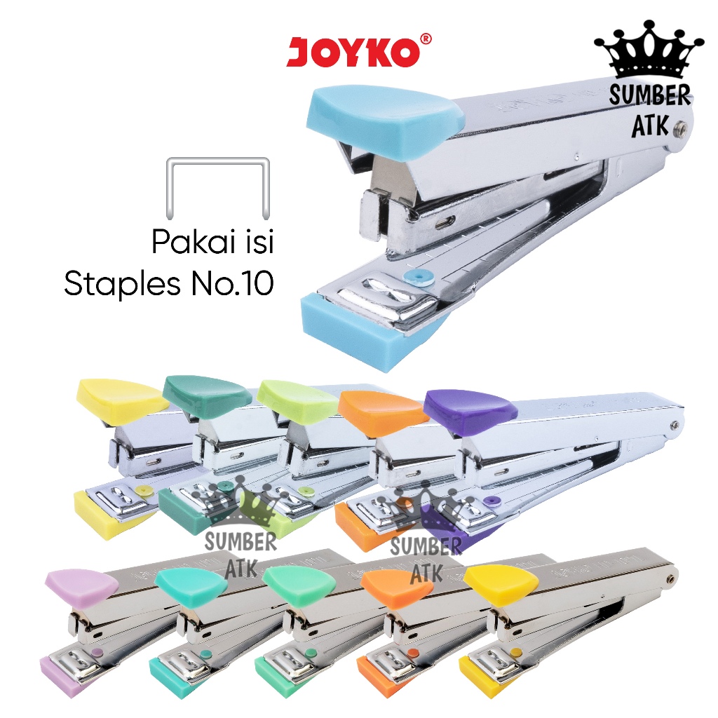 

Stapler Stepler Jepretan Joyko HD-10CL , HD-10PTL Pastel Mesin Staples