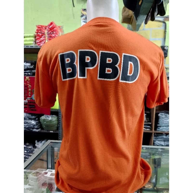 KAOS BPBD KAOS BADAN PENANGGULANGAN BENCANA DAERAH KAOS OREN SAR KAOS SAR