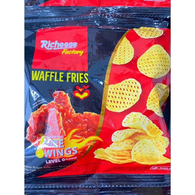 

WAFFLE FRIES FIRE WINGS LV 0 RICHEESE FACTORY 10 PCS 1 RTG