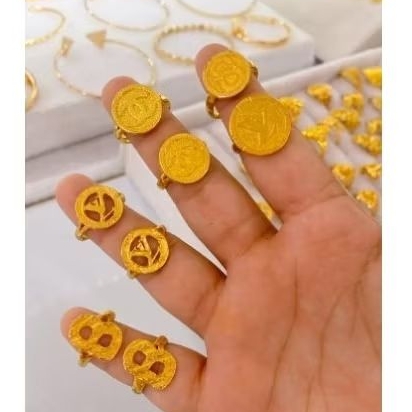 cincin koin cantik bersurat mas malaysia