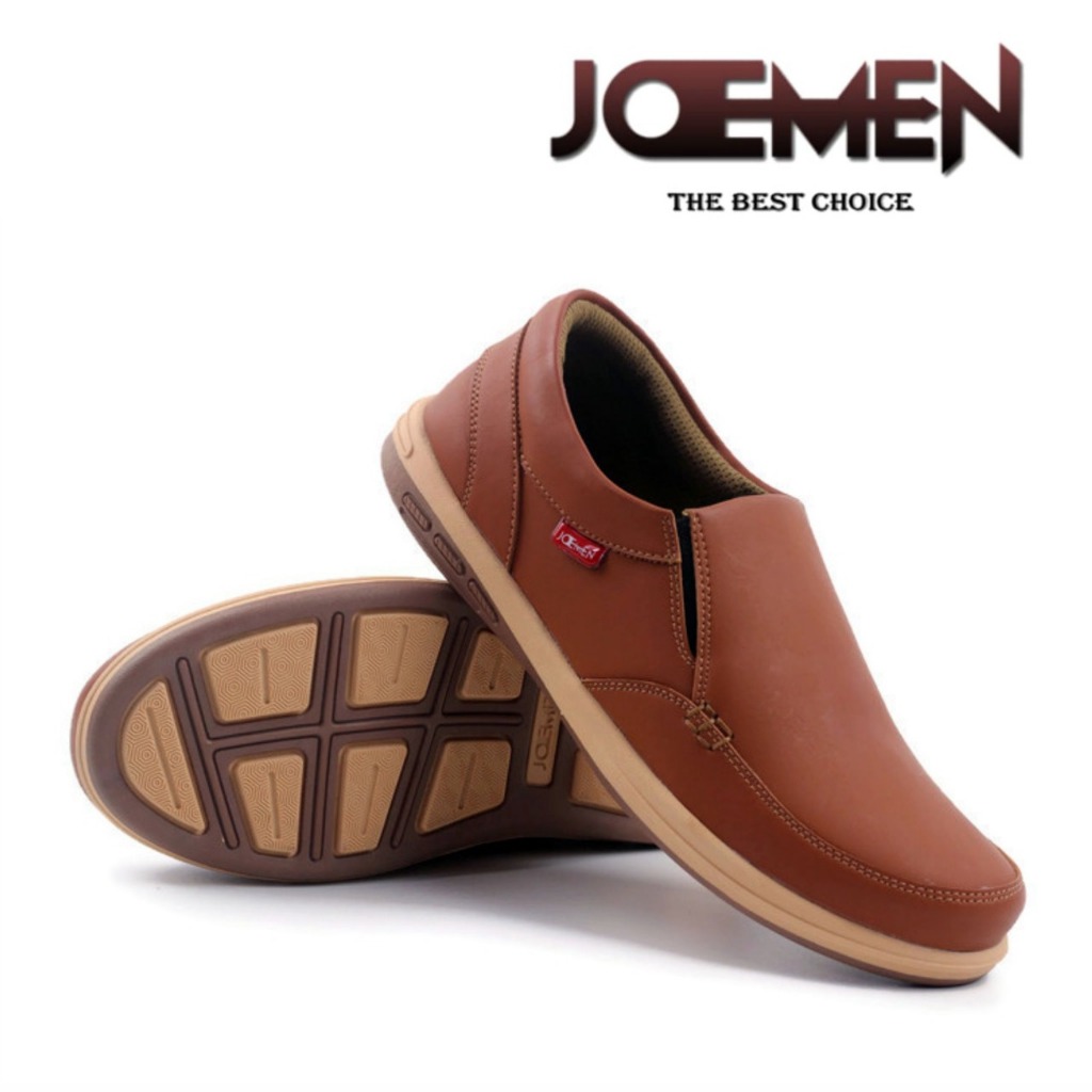 JOEMEN Sepatu Pria J 21 Fashion Slip On Pria Kerja Kantor