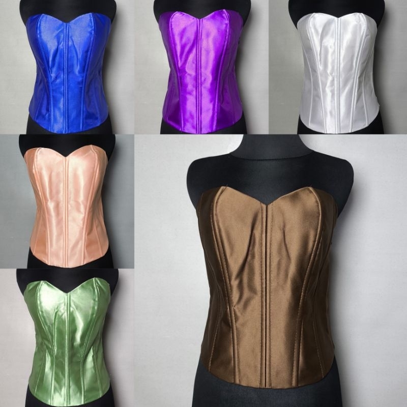 longtorso satin / kamisol kebaya / longtorso pengantin / longtorso saten / longtorso tali resleting