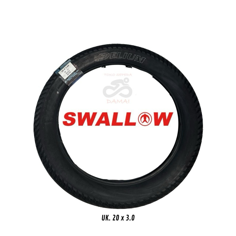 Ban Luar Sepeda Ban Jumbo BMX 20x3.0 Swallow Deli Tire BMX 20x3.00