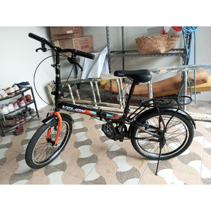 (Baca Deskripsi) Preloved / Sepeda Lipat Bekas Velion Ukuran 20"