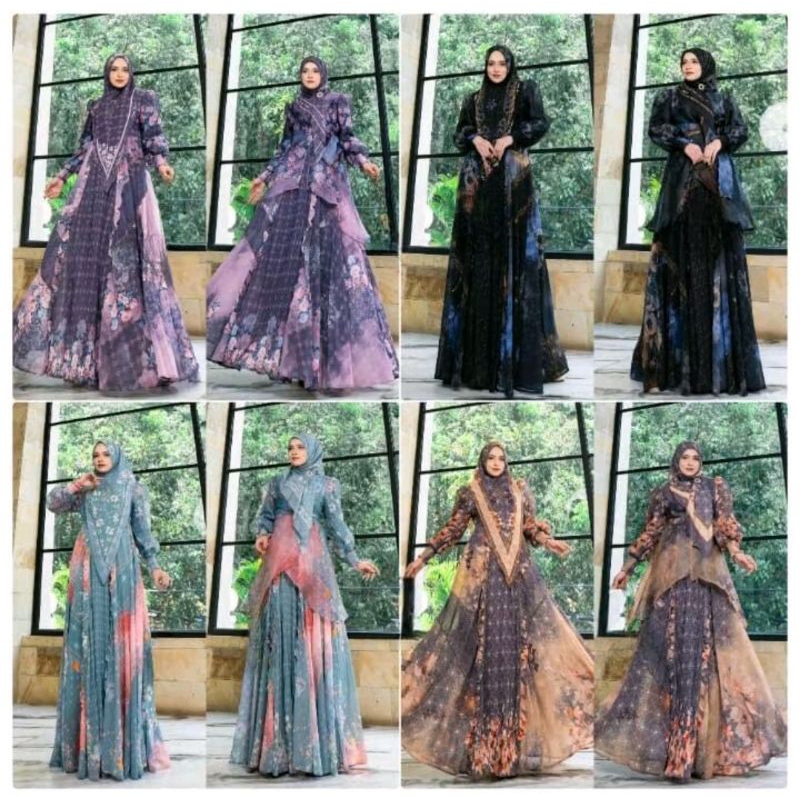 RAYYA SCARF + OUTER SERIES BY ALYA SYAR'I TERBARU