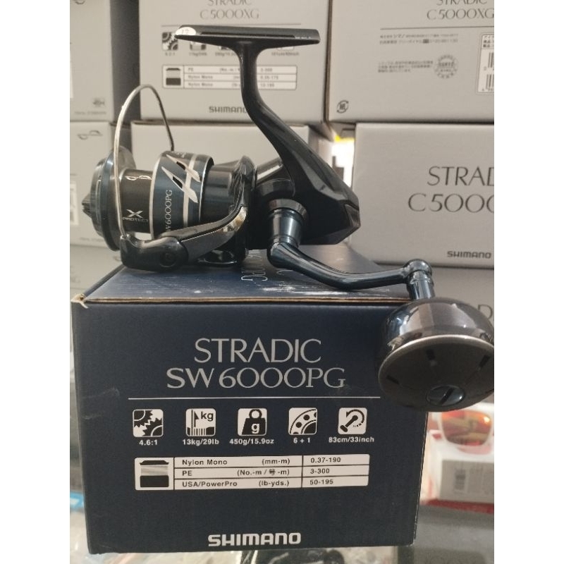 rell jigging Shimano Stradic SW 6000 PG