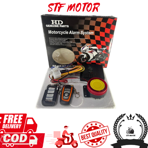 ALARM SYSTEM REMOT MOTOR ANTI MALING HD / ALARM BUNYIIN MOTOR PAKAI REMOT UNIVERSALMOTOR REMOTE V12