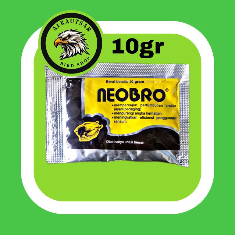 NEO BRO 10gr VITAMIN AYAM PEDAGING PENAMBAH BERAT AYAM BROILER NEO BRO 10gr