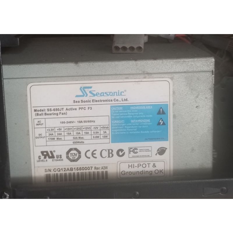 PSU Seasonic SS-650JT