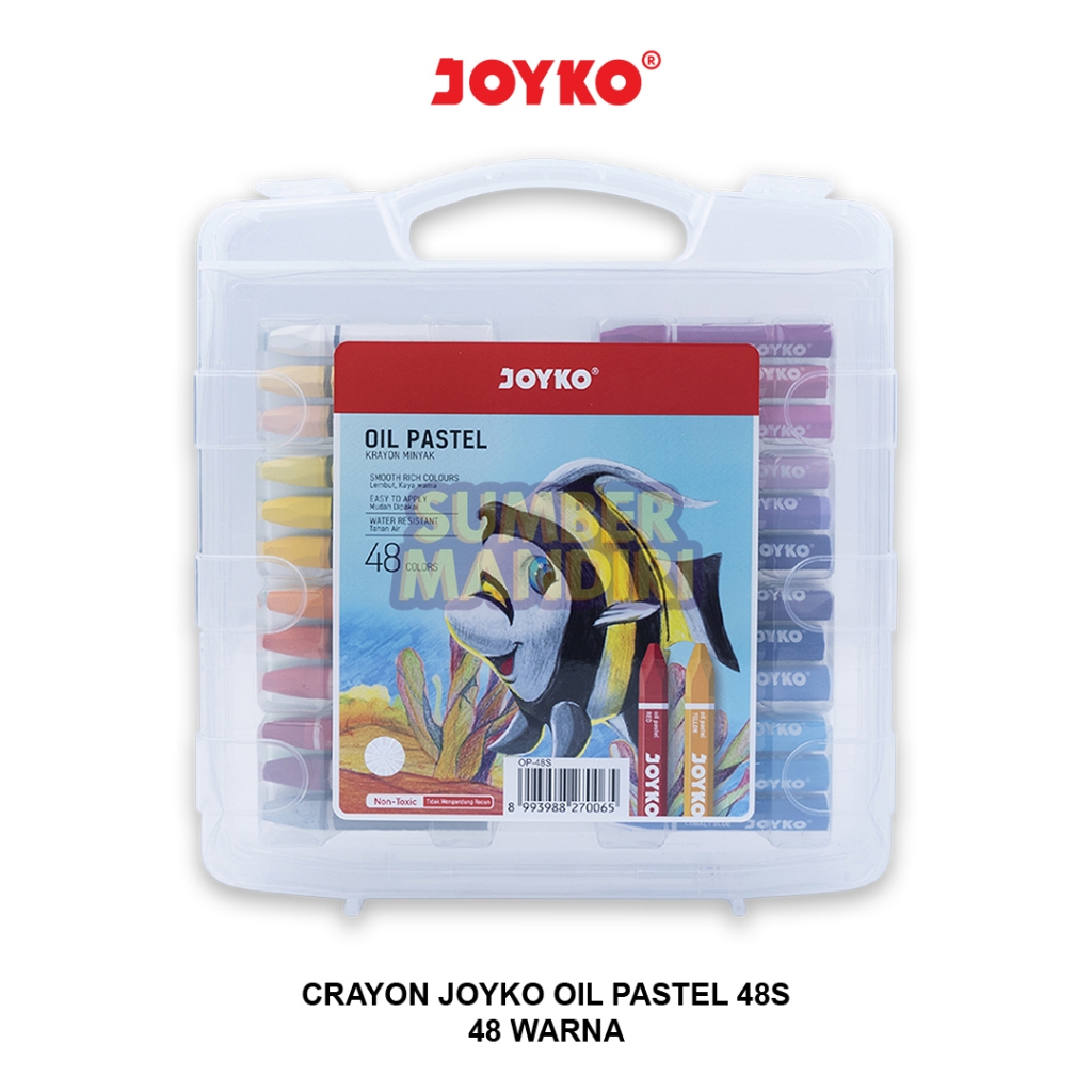 

Crayon JOYKO 48 Warna / Crayon Oil Pastel 48 Warna / Krayon JOYKO 48S