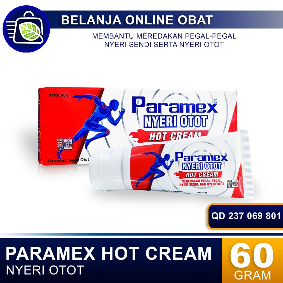 PARAMEX NYERI OTOT HOT CREAM // Meredakan Nyeri Otot