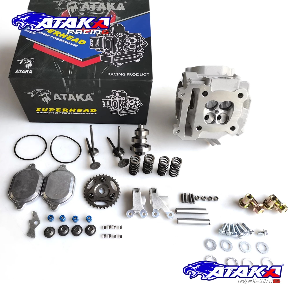 ATAKA RACING Porting Cnc Super Head 4 KLEP MIO 21/24 Cylinder head SET