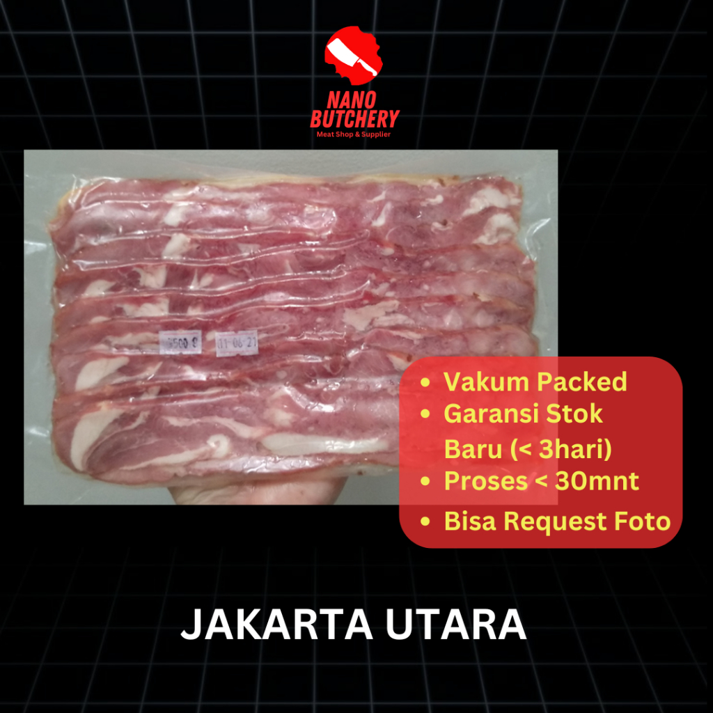 

Bacon Babi Asap Ukuran 5mm (per 500gr)