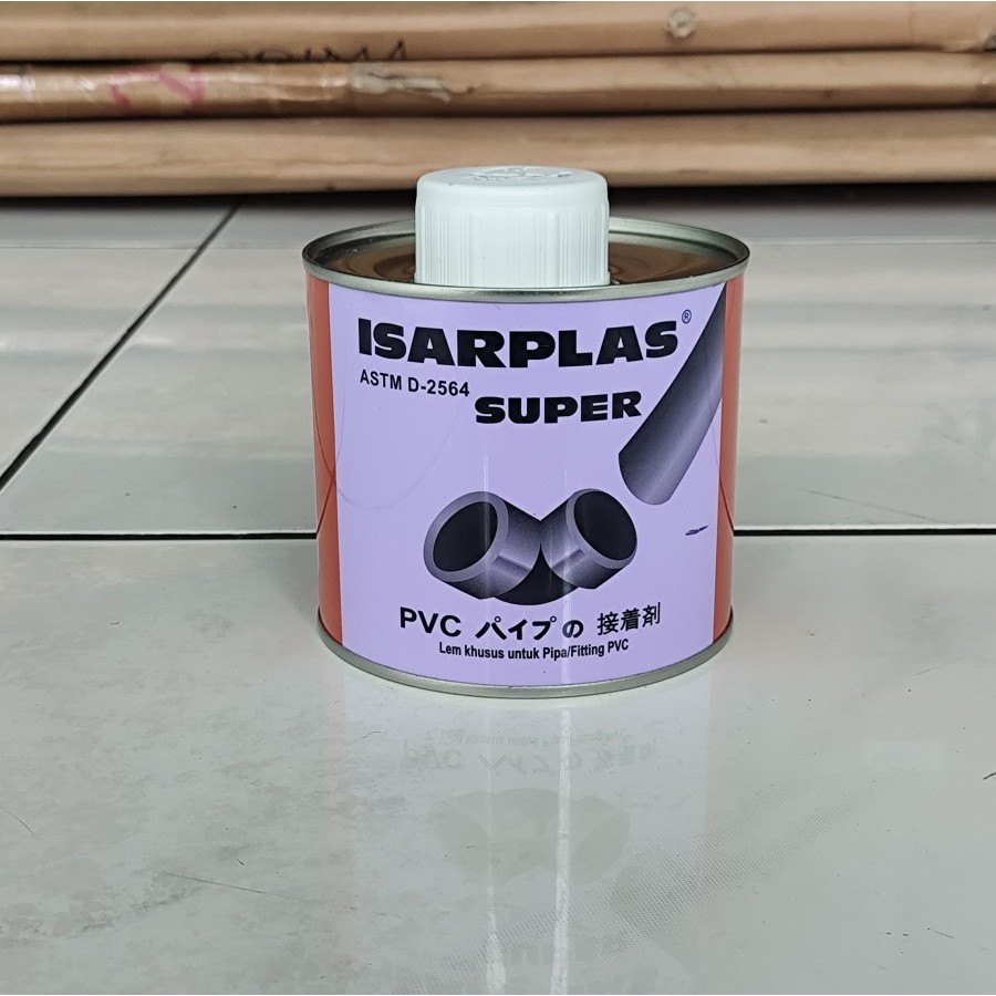 LEM PVC ISARPLAS SUPER TUBE 400GR Lem Fox Lem Pipa PVC Isarplas Super Kaleng 400 gram