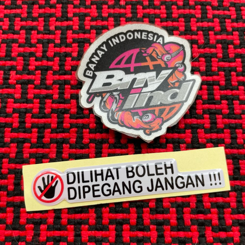 

Sticker Stiker Emblem Dilihat Boleh Dipegang Jangan Sticker Timbul