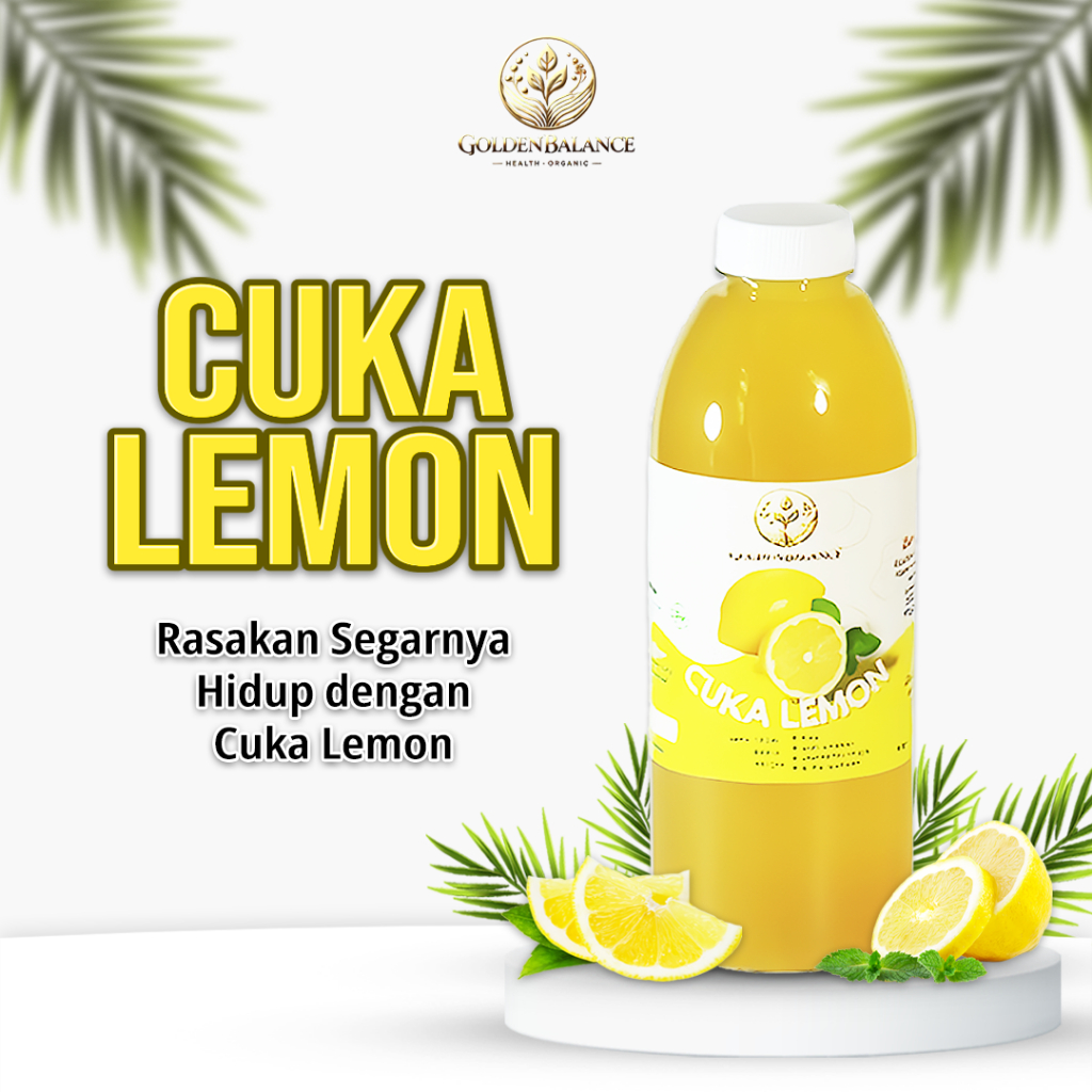 

Cuka Lemon Asli Murni, Lemon Vinegar Original With Mother, Cuka Buah Sari Lemon 250 ml/500 ml /1L