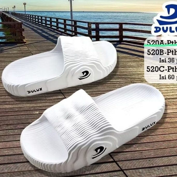 Sandal Slop Putih Polos Sandal Selop Pria wanita Sandal Casual harian unisex anti slip Sandal selop 
