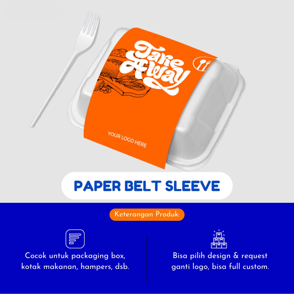 

Custom / Template Paper Box Sleeve | Long Paper Belt | Kertas Pembungkus Kardus