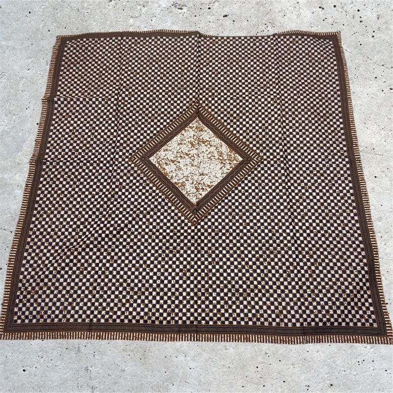 udeng lembaran batik indigo dewasa