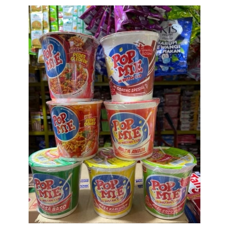 

POP MIE CUP KUAH/GORENG (ISI 1 PCS)