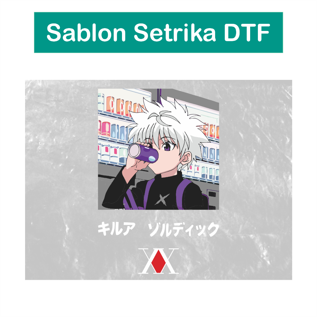 

Sablon DTF Anime Killua Zoldyck Hunter X Hunter