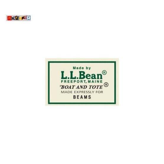 

sticker LL Bean boat n tote x Beams logo stiker vintage retro