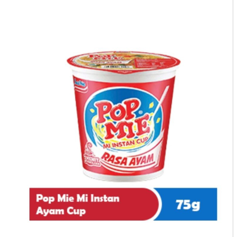 

POP MIE MI INSTAN AYAM CUP 75g 1 dus