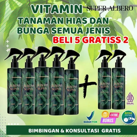 VITAMIN TANAMAN HIAS SEMUA JENIS - PUPUK SUPER ALBERO ORIGINAL AMPUH PUPUK NUTRISI TAMAMAN HIAS