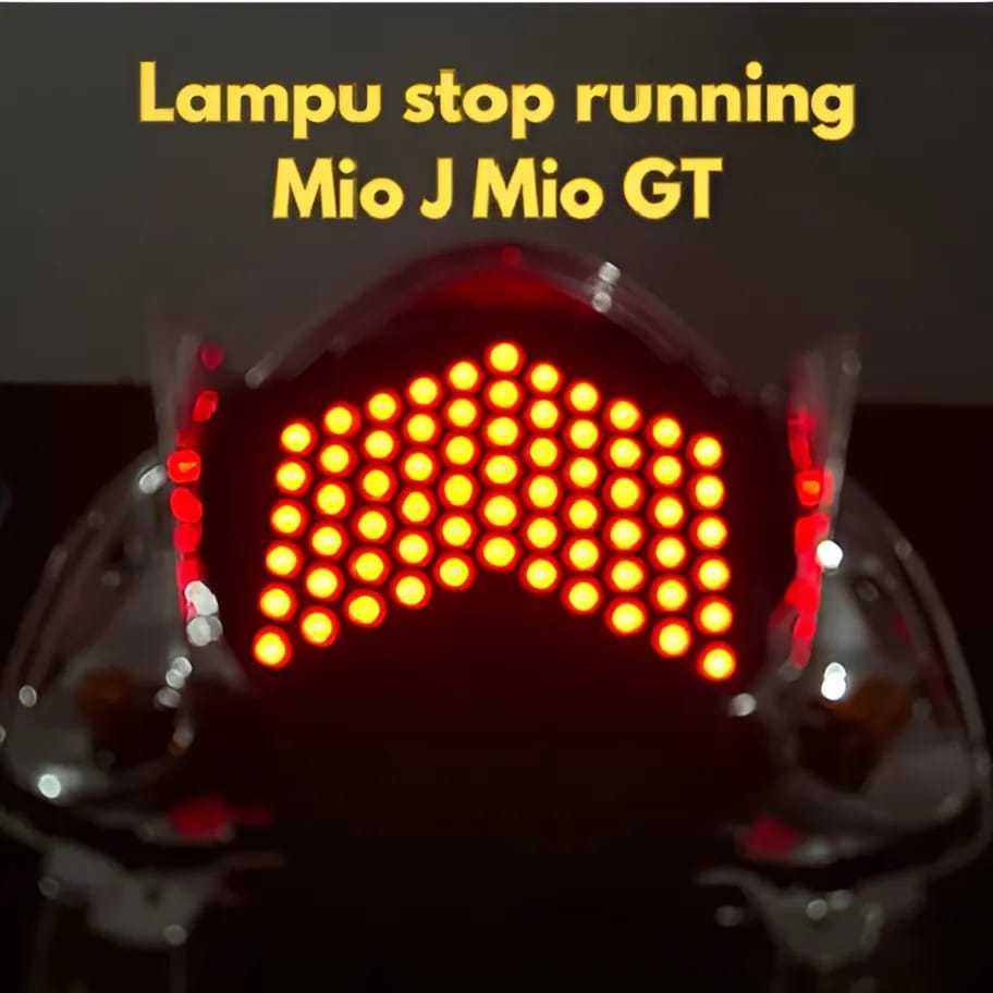 STOPLAMP RUNNING / LAMPU RUNNING MIO J / MIO GT 8 & 10 MODE AUTO KEDIP