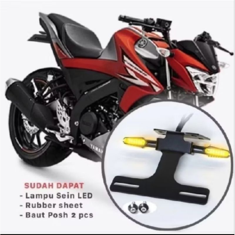 Tail tidy sepakbor belakang dudukan plat nomer yamaha vixion R vixion new NVL NVA