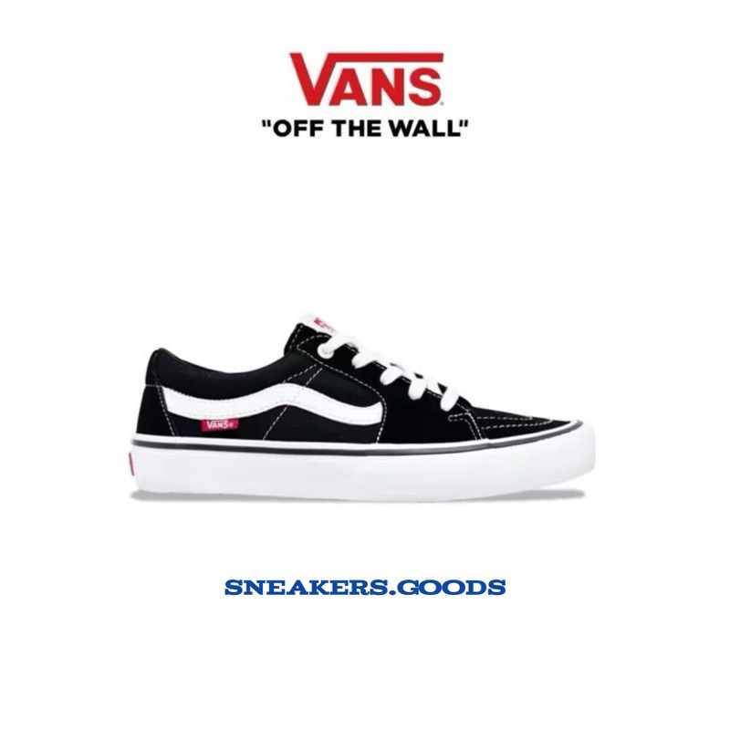 Vans Sk8 Low Pro Black White Original