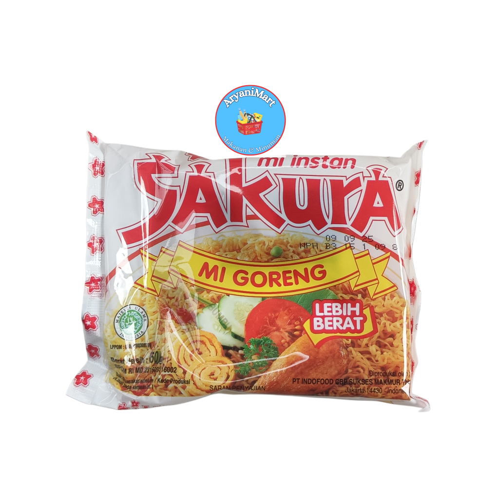 

Mie Goreng Sakura Satuan 60gr