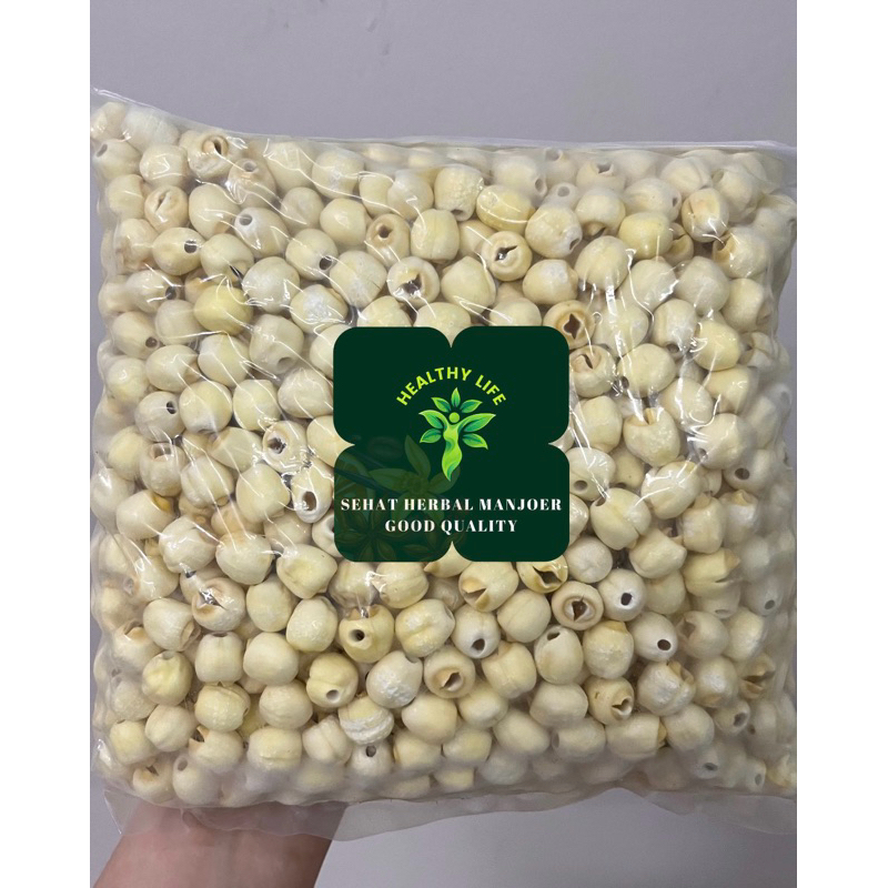 

LIAN ZI HK/ BIJI TERATAI KERING GRADE PREMIUM / LIAN ZI IMPORT / WHITE LOTUS SEED / ENAK DI MAKAN 100 - 250 GRAM